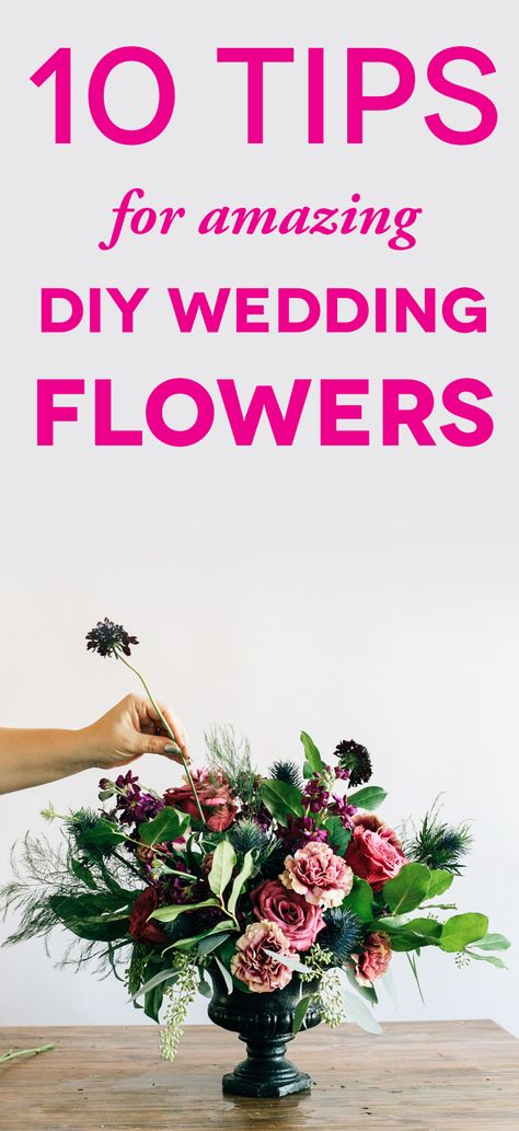 Diy Fleur, Arranging Flowers, Boda Diy, Cheap Wedding Flowers, Diy Arrangements, Practical Wedding, Flowers Arrangements, Flower Arrangements Diy, Diy Wedding Flowers