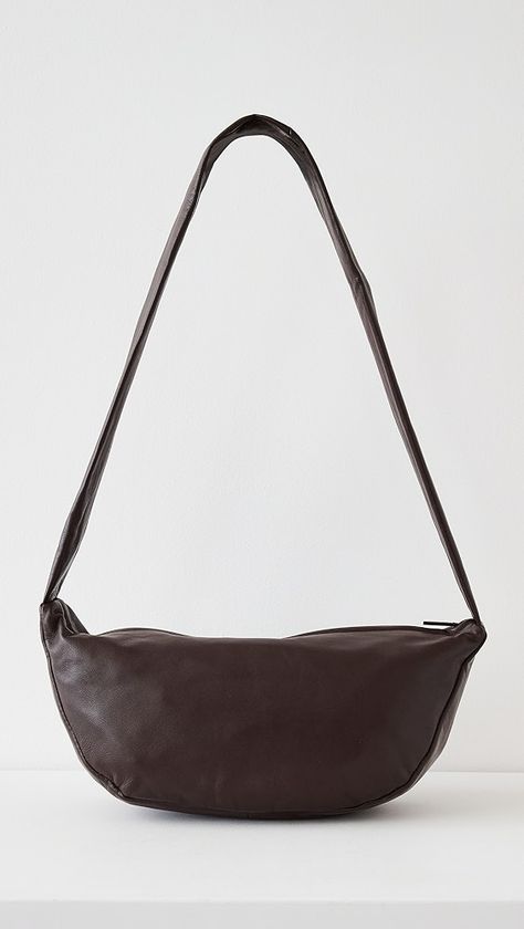 St. Agni Soft Crescent Bag | Shopbop Crescent Bag, St Agni, Chocolate Brands, India Fashion, One Bag, Crescent, New Arrivals, Shoulder Bag, Disney