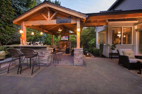 Pool Gazebo, Patio Plans, Aluminum Gazebo, Outdoor Covered Patio, Patio Layout, Outdoor Fireplace Designs, Grill Gazebo, Outdoor Patio Designs, Outdoor Stone