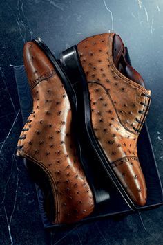 Tramezza MTO Cap Toe Shoes, Gentleman Shoes, Man Shoes, Brown Leather Shoes, Handmade Leather Shoes, Oxford Shoes Men, Business Shoes, Leather Oxford Shoes, Ostrich Leather