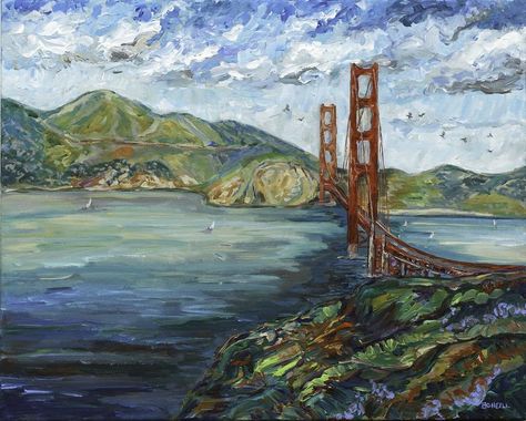 https://www.etsy.com/listing/612051596/original-painting-golden-gate-bridge-san?ga_order=most_relevant Grand Rapids Mi, Grand Rapids, Golden Gate Bridge, Golden Gate, Gallery Wrap Canvas, Gate, Wrapped Canvas, Original Paintings, San Francisco