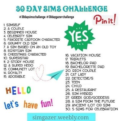 Picture Sims 4 Cc Mods, Challenge 30 Day, Sims Challenge, Sims 4 Challenges, Sims 5, Free Sims, Sims 4 House Design, Sims Building, Sims 4 Gameplay