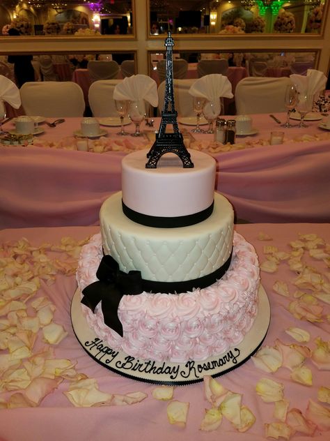 Night in Paris Sweet 16 Cake Night In Paris Sweet 16 Ideas, Night In Paris Theme Party Sweet 16, A Night In Paris Birthday Theme, Paris Themed Birthday Party Sweet 16, Paris Sweet 16 Ideas, Sweet 16 Paris Theme Ideas, Night In Paris Sweet 16, Sweet 16 Paris Theme, Paris Birthday Cakes