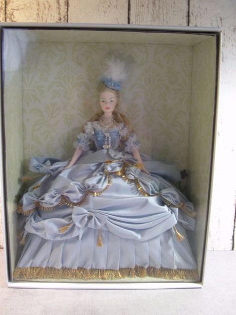 Marie Antoinette Barbie (2003): $1,250  - GoodHousekeeping.com Old Barbie Dolls, Barbies For Sale, Barbie Dolls For Sale, Barbie Collector Dolls, Barbie Diorama, Holiday Barbie, Beautiful Barbie Dolls, Disney Dolls, Art Dolls Handmade