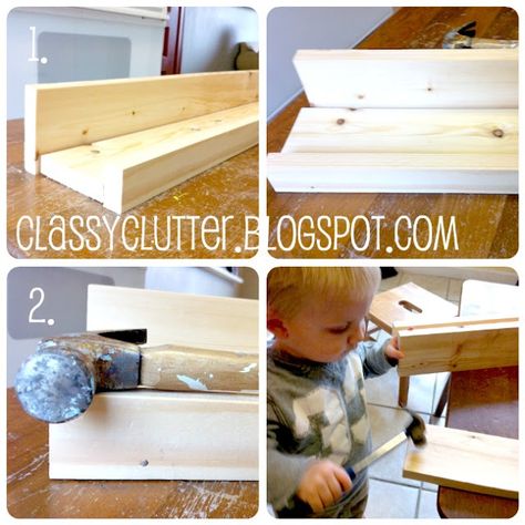 Classy Clutter: DIY book shelf ledges - Easy, inexpensive and AWESOME! Diy Book Ledge, Diy Ledge, Ladder Shelf Diy, Book Ledge, Diy Shelf, Diy Bookshelf, Ledge Shelf, Organisation Ideas, Handy Man