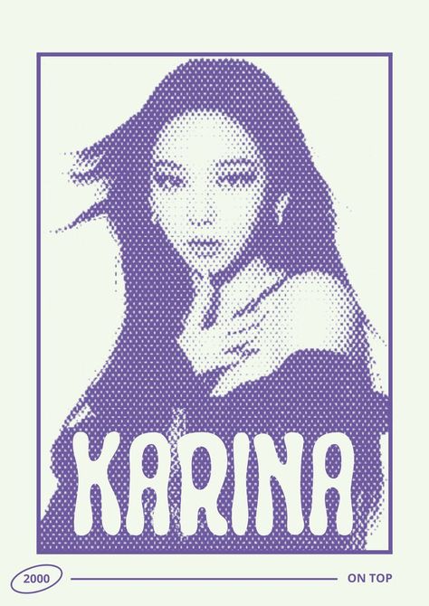 Aespa Poster, Purple Y2k, Y2k Posters, Pop Posters, Dancing Aesthetic, Poster Room, Iphone Wallpaper App, Graphic Design Lessons, Karina Aespa