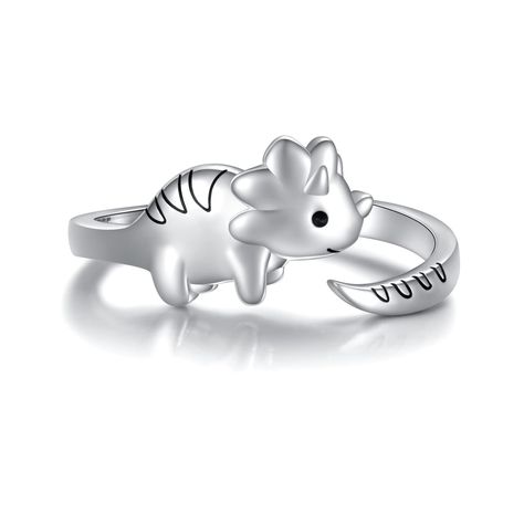 PRICES MAY VARY. Our silver dinosaur ring is super adorable. The unique design makes ancient dinosaurs such a perfect personality decoration for you. Dinosaur Rings Size - The dinosaur ring is adjustable to fit comfortably around fingers sized US 7 - 9. which fits almost everyone. Dinasour Jewelry Material - The dinosaur promise rings are made from solid 925 sterling silver.Featuring an intricately designed T-Rex, this is the perfect gift for dinosaur lovers! Dinosaur shape ring can be used as b Dinosaur Rings, Perfect Personality, Dinosaur Stuff, Dinosaur Ring, Dinosaur Jewelry, Tiny Dinosaur, Jewelry For Girls, I'm Bored, Unique Wedding Bands