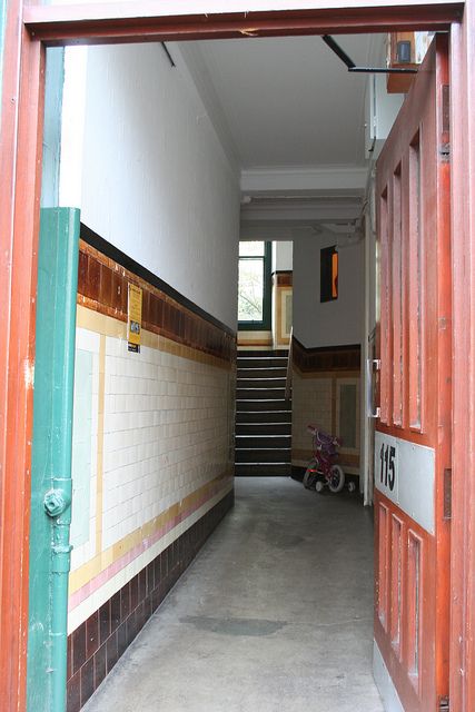 Entrance to Glasgow Tenement by Nigel Cole via his flickr at http://www.flickr.com/photos/catswhiskerstours/5192227733/ Glasgow Tenement, Tenement Flat, Designer Identity, Teenage Bucket Lists, Jedi Temple, Gimme Shelter, Scotland History, Bonnie Scotland, Medieval Europe