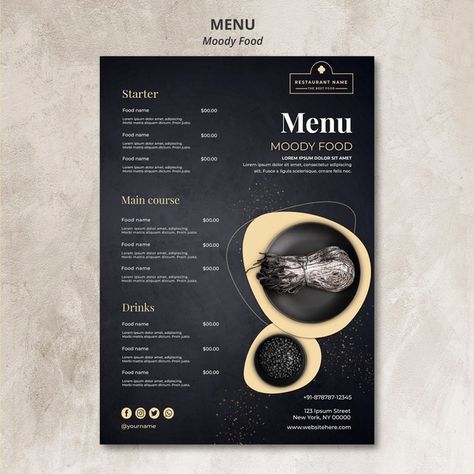 Restaurant Vouchers, Restaurant Brochures, Restaurant Business Cards, Menu Mockup, Restaurant Social Media, Restaurant Poster, Menu Flyer, Restaurant Menu Template, Restaurant Flyer