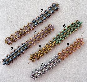 Linda's Crafty Inspirations: Playing with my beads... Half Tila Bracelet, Superduo Beads, Super Duo Beads, Twin Beads, Tila Beads, Bead Tutorials, Duo Beads, Beaded Beads, Super Duo