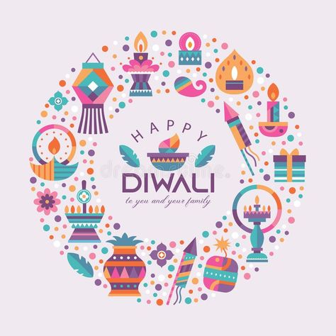 Happy Diwali Illustration Art, Happy Diwali Wishes Aesthetic, Happy Diwali Logo, Diwali Illustration Art, Diwali Doodle Art, Diwali Doodle, Diwali Wishes Creative, Diwali Boxes, Happy Diwali Illustration