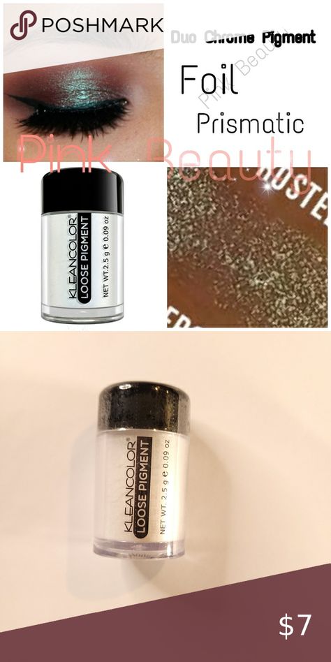 Duochrome Mint Loose Pigment Powder Dewy Highlighter, Loose Pigments, Eyeshadow Eyeliner, Pigment Eyeshadow, Pigment Powder, Ulta Beauty, Chrome Finish, Highlighter, Eyeliner