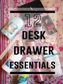 The View Is Beautiful: Office Emergency Kit – 12 Desk Drawer Essentials Office Emergency Kit, Office Essentials Women, Office Desk Essentials, Office Desk Drawer, Desk Essentials Office, Neat Desk, Office Kit, Desk Redo, Work Cubicle