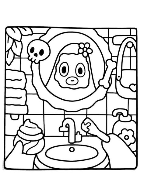 Spooky Cutie Coco Wyo Pages, Halloween Coloring Pages Adult, Coco Wyo Coloring Pages Spooky Cutie, Coco Wyo Spooky Cutie, Little Spooky Coloring Book, Cute Simple Coloring Pages, Coco Wyo Coloring Pages Printable, Spooky Cutie Coco Wyo, Spooky Cute Coloring Pages