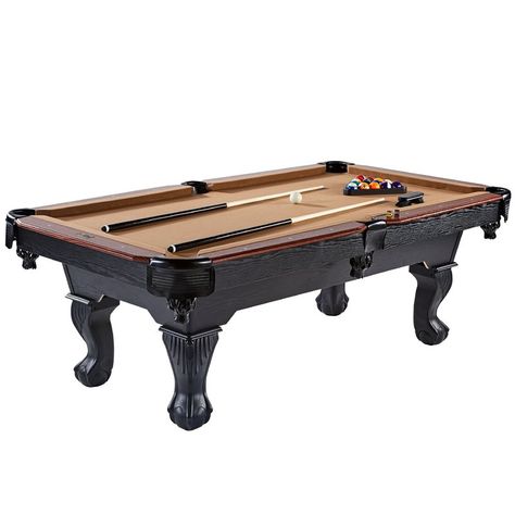 $769 Barrington Belmont 7.4' Pool Table Entertaining Room, Billiard Pool Table, Billiard Accessories, Game Room Family, Pool Ball, Play Pool, Billiards Pool, Pool Bar, Table 2