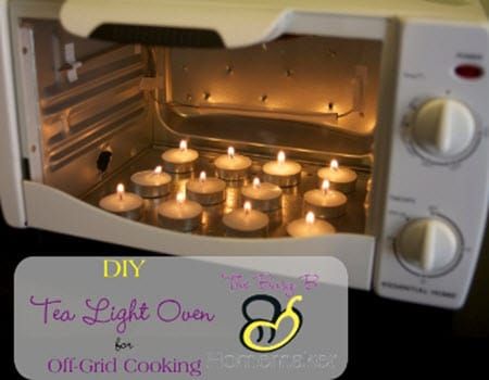 DIY Tea Light Oven For Off-Grid Cooking - Homestead & Survival Off Grid Cooking, Diy Tea, Emergency Prepardness, Rv Maintenance, Tea Diy, Emergency Preparation, Oven Canning, Emergency Food, Homestead Survival