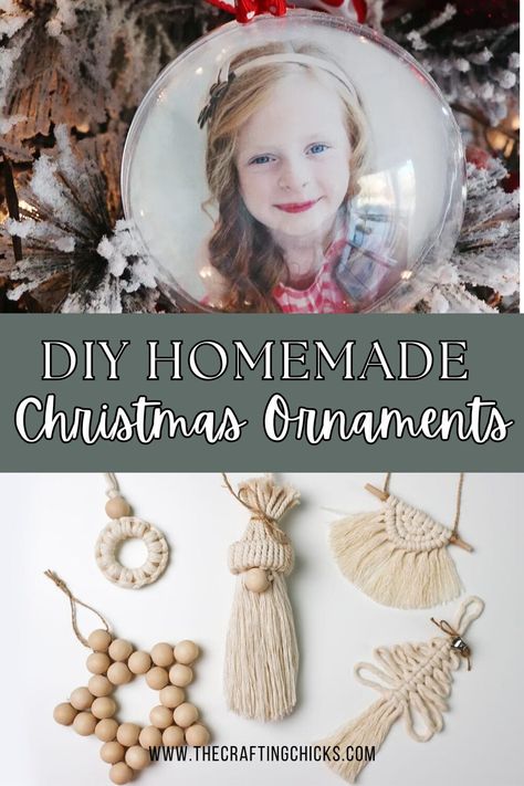 Making your own DIY Homemade Christmas ornaments is a fun and easy way to add a personal touch to your holiday decorations. Diy Picture Ornaments Christmas, Ornament With Picture Inside, Diy Picture Ornaments, Ornament With Picture, Homemade Christmas Ornaments, Kids Party Crafts, Picture Ornaments, Clear Ornaments, Diy And Crafts Sewing