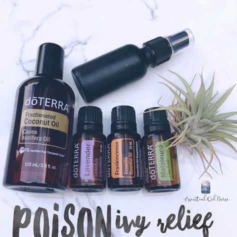 Essential Oils Poison Ivy, Poison Ivy Essential Oils, Poison Ivy Relief, Medicinal Recipes, Poison Ivy Remedies, Doterra Oils Recipes, Doterra Lavender, Magic Potions, Doterra Essential Oils Recipes