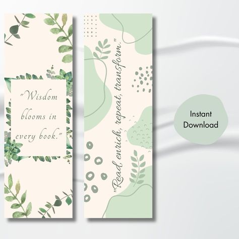 Book Mark With Quotes, Drawing Ideas For Bookmarks, Bookmark Quotes Inspiration, Gouache Bookmark, Bookmarks Nature, Book Mark Ideas, Bookmark Quotes, Nature Bookmark, Bookmarks Quotes