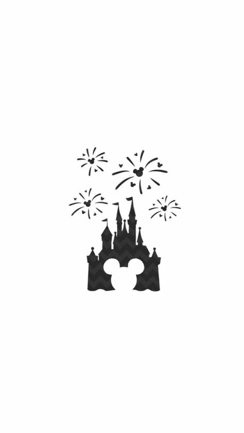 Phone Wallpaper Disney, Disney Castle Tattoo, Instagram Highlight Covers Icons, Tattoos Disney, Chateau Disney, Background Disney, Castle Tattoo, Tema Disney, Disney Logo