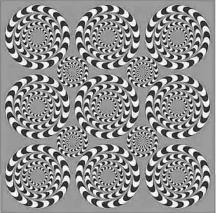 Wonky Spinning Illusion - http://www.moillusions.com/wonky-spinning-illusion/ Image Illusion, Illusion Pictures, Eye Tricks, Cool Illusions, Illusion Drawings, Cool Optical Illusions, Visual Illusion, Art Optical, Optical Art