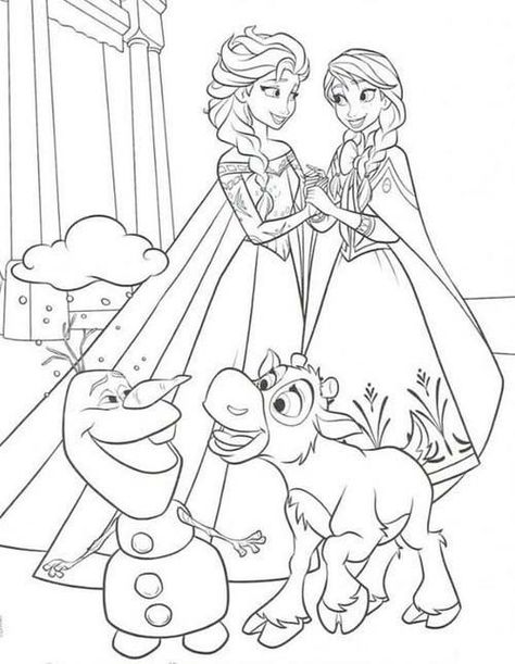 Magical Coloring Pages, Winter Coloring Pages, Frozen Coloring Pages, Minecraft Coloring Pages, Fun Arts And Crafts, Easy Coloring Pages, Disney Coloring Pages, Cool Coloring Pages, Flower Coloring Pages