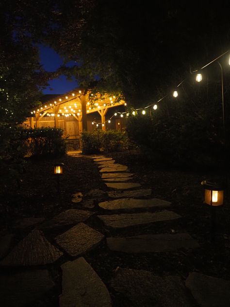 Phosphenes Aesthetic, Backyard Aesthetic Night, Backyard At Night, Backyard Night, Caring Quotes, Agggtm Series, Creative Backyard, Garden Night, Playhouse Ideas