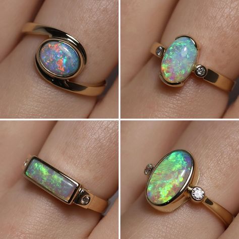 Australian black opal