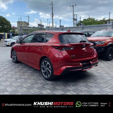 ”𝗧𝗼𝘆𝗼𝘁𝗮 𝗔𝘂𝗿𝗶𝘀 in Red Color with Black/White Interior, Dynamic shape with chrome garnished bumper grill, LCD screen with double reverse cameras, Front and rear AC vents & Sports mode Is Available At 𝗞𝗵𝘂𝘀𝗵𝗶 𝗠𝗼𝘁𝗼𝗿𝘀 𝗞𝗲𝗻𝘆𝗮. Made with precision and quality in Japan." 𝟱 𝗠𝗼𝗿𝗲 𝗨𝗻𝗶𝘁 is Available in Stock. Price Starting from 2,000,000 KSH. To Buy the Best Car in 𝗠𝗼𝗺𝗯𝗮𝘀𝗮 👇🏻 🌐Website: https://khushimotors.com 📞Feel Free To Contact Our Team: 📲Mr. Waqas: +254 111777000 📲Mr. Akil: +254 714 888111 🗣️Lang... 2025 Prayer, Mombasa Kenya, Ac Vent, Toyota Auris, Black And White Interior, Vision Board Manifestation, Prayer Board, 2024 Vision, Photo To Video