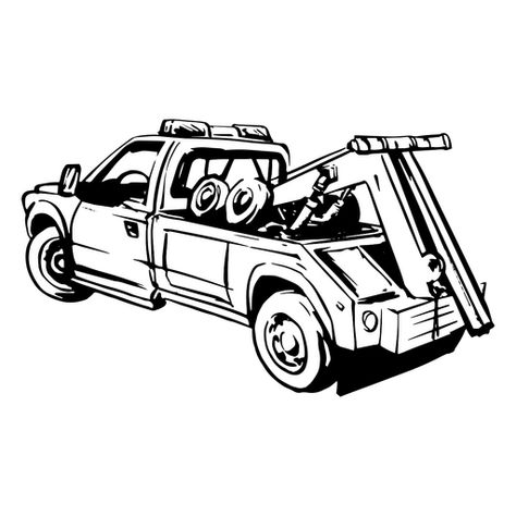 Tow truck for roadside assistance PNG Design Tow Truck Logo Design, Tow Truck Logo, Truck Logo, Vector Graphics Design, Angel Warrior, Roadside Assistance, Tow Truck, Design Ad, Png Design