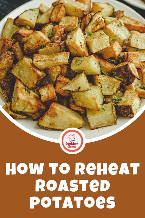 Leftover Roast Potatoes Recipes, Leftover Roasted Potatoes Recipes, Leftover Roasted Potatoes, Reheat Fried Chicken, Over Roasted Potatoes, Toasted Potatoes, Leftover Baked Potatoes, Roasted Potatoes And Carrots, Leftover Potatoes