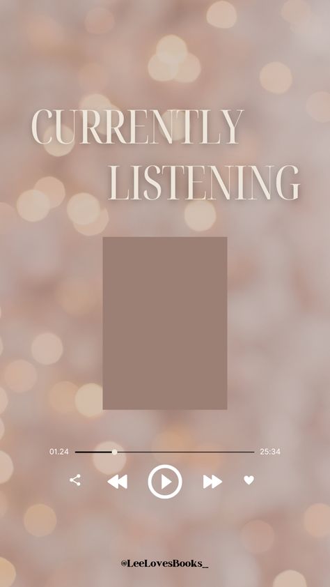 Currently Listening To Template, Bookstagram Templates, Book Things, Bookish Things, Reading Journal, Reading, Books, Quick Saves