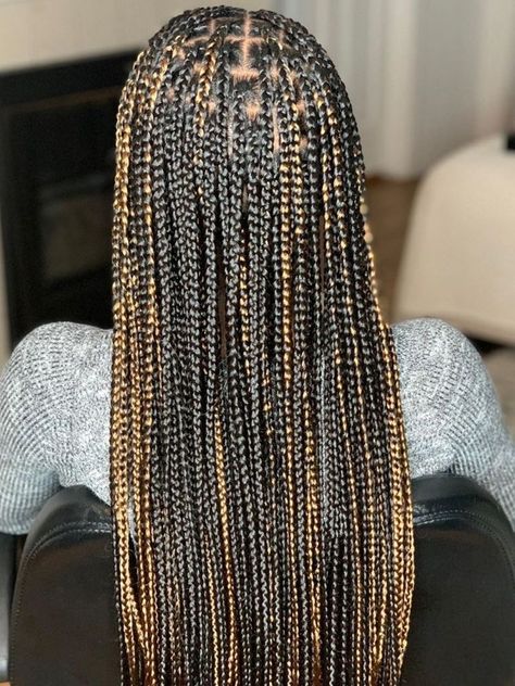 Knotless Braids Hairstyles, Black Braided Hairstyles, Colored Braids, Box Braids Hairstyles For Black Women, Braids Hairstyles Pictures, Braided Cornrow Hairstyles, Cute Box Braids Hairstyles, Pelo Afro, Twist Braid Hairstyles