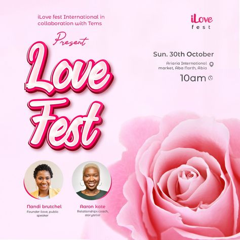 Love fest text effect on light pink background Church Valentine Flyer Design, Love Poster Design Ideas, Love Flyer Design, Valentines Graphic Design, Webinar Flyer, Power Of Persuasion, Love Feast, Christian Graphic Design, Make A Flyer