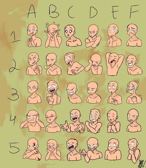 Half Body Reference Drawing, Half Body Poses Drawing, Flustered Face Reference, Expressions Drawing Reference, Half Body Poses Drawing Reference, Prompts Drawing, Expressions Drawing, Expression Drawing, Character Expressions