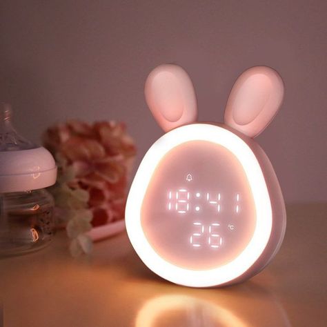 Smart Table, Kids Alarm Clock, Cute Clock, Cute Night Lights, Cute Stationary School Supplies, Cute Furniture, Clock For Kids, Cute Bedroom Decor, Room Makeover Bedroom