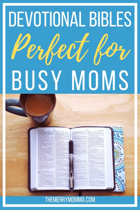 Devotional Bibles Perfect for Busy Moms -- As moms, it can be difficult to get our daily Bible reading and devotions. But a great devotional Bible for moms makes it easier! Here is a side-by-side comparison of my two favorites. Inductive Bible Study, Homeschool Middle School, Family Bible Study, High School Curriculum, Encouraging Verses, Study The Bible, Bible Resources, Bible Study Methods, Bible Study For Kids