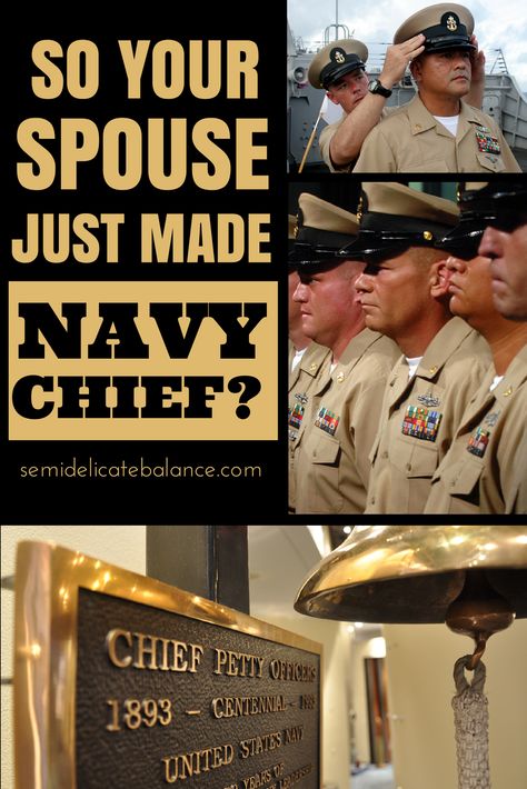 Your husband's promotion to Navy Chief Petty Officer took a lot of hard work and dedication. I’m sure he was nervous and furiously refreshing the Navy Advancement Page and the Goat Locker ( Navy Chief Gifts, Navy Wife Life, Navy Chief Petty Officer, Military Wives, Spouse Gifts, Navy Party, Military Lifestyle, Promotion Party, Pinning Ceremony