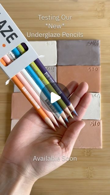 The Pottery Supply House on Instagram: "New Underglaze Pencils, Available soon!
.
.
.
.
Video credit: @nicolettekeaneyceramics #underglaze #underglazepencil #psh #potterysupplyhouse #colorfulclay #pshclay #gottalovepsh✨ #euclid #euclidpotterytools #euclidkilns #canadianceramics🇨🇦 #canadianclay #ceramicartofinstagram #torontopotters #ceramicsurface #ceramicart" Underglaze Crayons Pottery, Underglaze Pencil Pottery, Underglaze Pencil, Soon Video, Pottery Supplies, Pottery Tools, House Supplies, Ceramic Art, Kiln