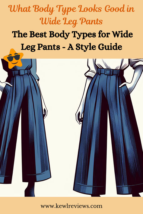 This guide serves as an assistance.  We'll look at how to wear wide-leg trousers with flare and confidence using hourglass, apple, pear, and inverted triangle shapes, as well as styles and styling advice. | pants outfit | wide leg pants | wide leg pants outfit | wide leg pants pattern | wide leg pants outfit casual | womens fashion | bottoms for women | wide leg pants jeans | wide leg pants outfit summer | wide leg pants outfit ideas | wide leg pants outfit winter | pants for women Wide Leg Pants With Bodysuit Outfit, Classy Wide Leg Pants Outfit, Apple Shape Trousers, Wide Leg Pants Pear Shape, Wide Leg Pants Outfit Business Casual, Wide Leg Pant Work Outfit, Extra Wide Leg Pants Outfit, Flattering Pants For Thick Thighs, Wide Leg Tailored Pants Outfit