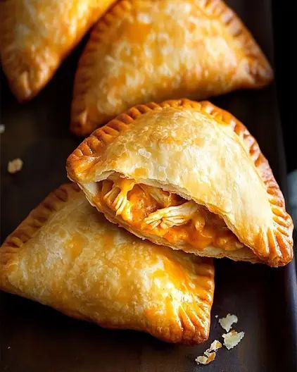 Spicy Buffalo Chicken Pockets Recipe - optimal recipes Buffalo Chicken Pockets, Buffalo Chicken Hand Pies, Buffalo Chicken Hot Pocket, Chicken Hand Pie, Buffalo Chicken Calzone, Optimal Recipes, Chicken Hand Pies, Chicken Calzone, Pockets Recipe