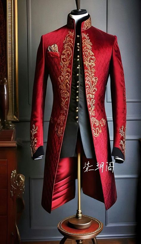 Royal Outfit, Tailored Fashion, Classy Suits, Indian Men Fashion, Dress Suits For Men, Concept Clothing, The Monarch, Men Stylish Dress, Royal Outfits