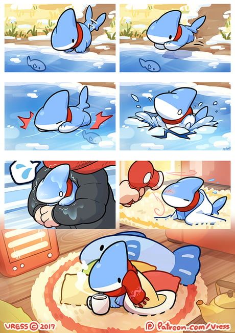 Shark Puppies, Vress Shark, Shark Puppy, Adorable Shark, Pet Shark, Shark Art, Images Kawaii, Cute Shark, Amazing Drawings