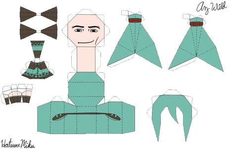 Roblox Face Papercraft, Papercraft Templates Printables, Paper Doll Craft, Paper Doll Template, Papercraft Templates, Paper Toys, Doll Crafts, Male Face, Hatsune Miku