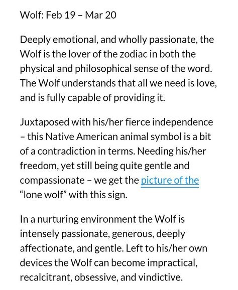 Native american zodiac sign: The wolf Native American Zodiac Wolf, Zodiac Sun Moon Rising, Native American Wolf Tattoo, Native American Zodiac, Infp Woman, Picese Zodiac, Pisces Personality, Native American Tattoo, Rising Moon