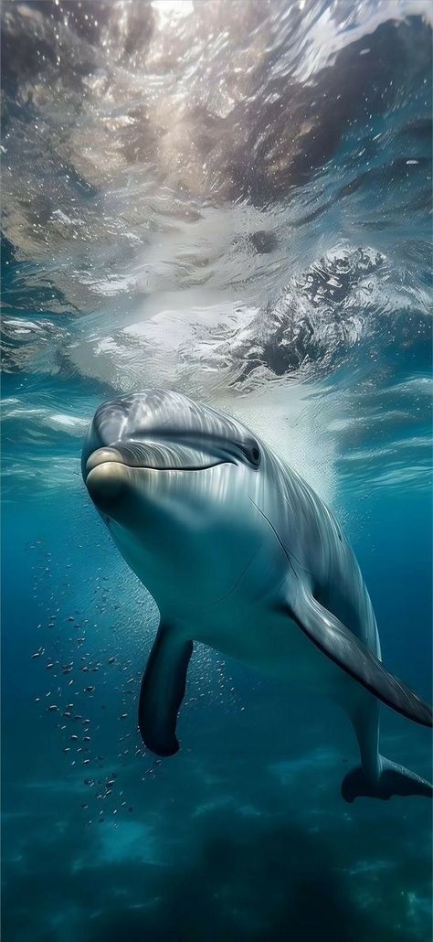 Dolphin Aesthetic Art, Animals Aesthetic Wallpaper, Shore Wallpaper, Jungle Animals Pictures, Dolphin Wallpaper, Alcohol Pictures, Dolphin Images, Dolphin Reef, Animals Aesthetic