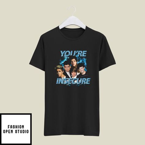 One Direction You're Insecure T-Shirt One Direction Tshirt Design, 1d Merch, One Direction Shirt, One Direction Merch, Long Sleeve Tank Top, Eu Countries, Open Studio, Ethical Clothing, Style T Shirt