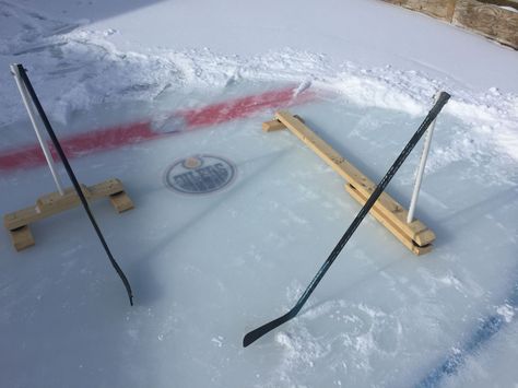 Hockey Training Aids, Backyard Ice Rink, Backyard Rink, Hockey Workouts, Hockey Diy, Hockey Shot, Hockey Drills, Ice Hockey Sticks, Inline Hockey