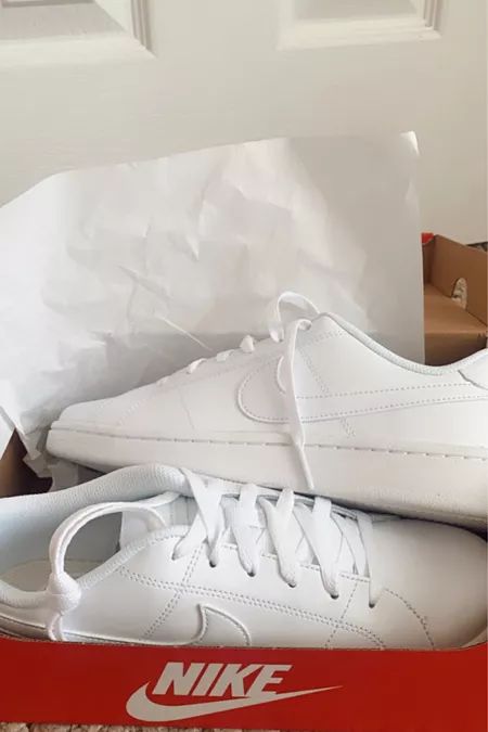 Women's Court Royale 2 Sneaker curated on LTK Nike Court Royale 2 Outfit Women, Nike Court Royale Outfit Women, Nike Leather Sneakers With White Laces, Nike Court Legacy Lift Pearl White, Royale Outfit, Nike Court Legacy White, Nike Court Royale 2 Mid, Nike Court Royale, Casual Trendy Outfits