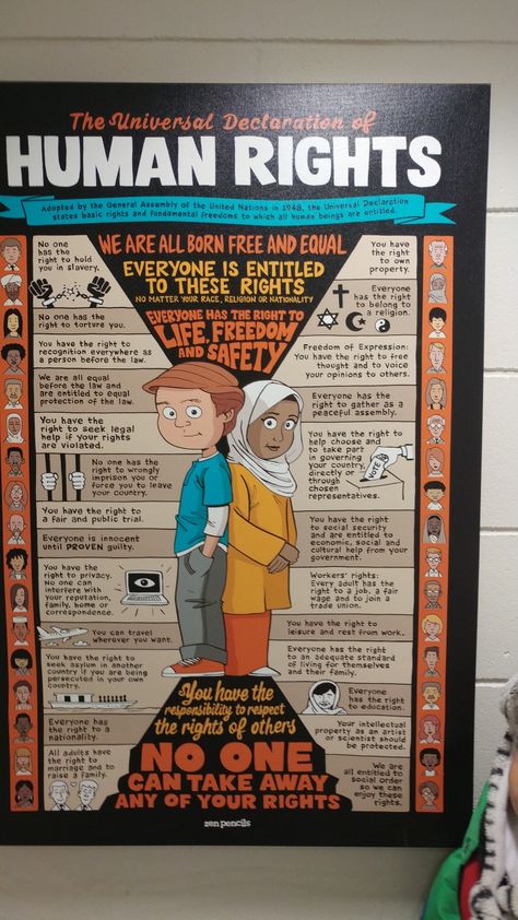 Poster in a school Fundamental Rights Poster, Fundamental Rights, School Campus, School Posters, School Project, School Projects, Cleaning Tips, Human Rights, Beautiful Things